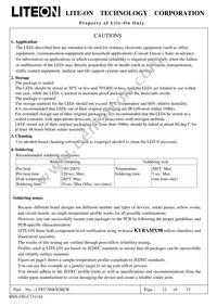 LTST-N683GBEW Datasheet Page 13