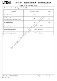 LTST-S110TGKT Datasheet Page 3