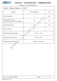 LTST-S220KFKT Datasheet Page 3