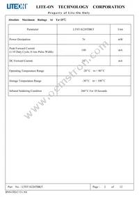 LTST-S220TBKT Datasheet Page 3