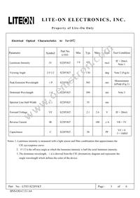 LTST-S220YKT Datasheet Page 3