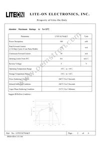 LTST-S270AKT Datasheet Page 2