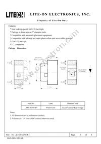 LTST-S270EKT Datasheet Cover