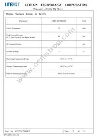 LTST-S270KSKT Datasheet Page 3