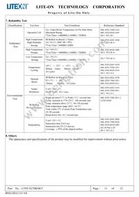 LTST-S270KSKT Datasheet Page 12