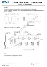 LTST-S270TBKT Datasheet Page 8