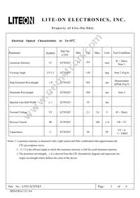LTST-S270YKT Datasheet Page 3