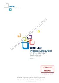 LTST-S271TBKT Datasheet Cover