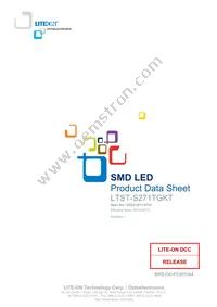 LTST-S271TGKT Datasheet Cover