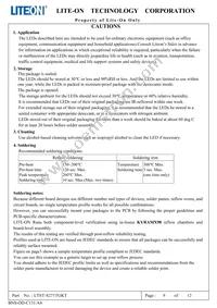 LTST-S271TGKT Datasheet Page 10