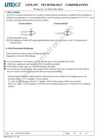 LTST-S271TGKT Datasheet Page 11