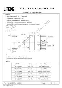 LTST-S320JSKT Datasheet Cover