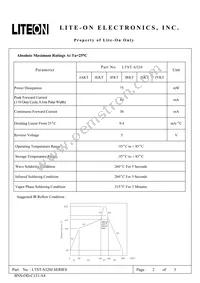 LTST-S320JSKT Datasheet Page 2