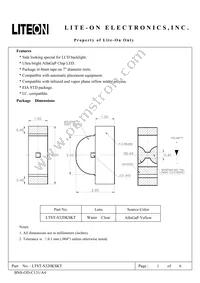 LTST-S320KSKT Datasheet Cover