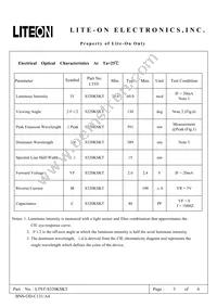 LTST-S320KSKT Datasheet Page 3