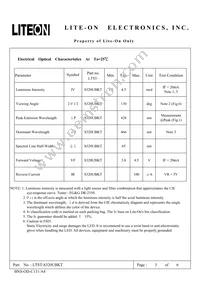 LTST-S320UBKT Datasheet Page 3