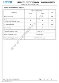 LTST-S326KGJSKT Datasheet Page 3