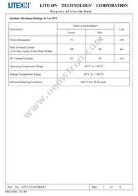 LTST-S326TGKRKT Datasheet Page 3