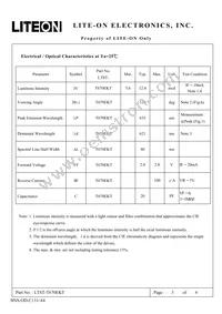 LTST-T670EKT Datasheet Page 3
