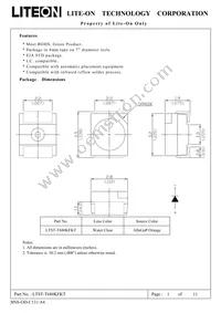 LTST-T680KFKT Datasheet Cover