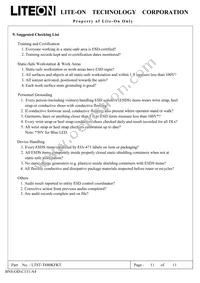 LTST-T680KFKT Datasheet Page 11