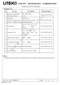 LTST-T680KGKT Datasheet Page 10