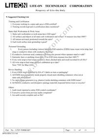 LTST-T680KGKT Datasheet Page 11