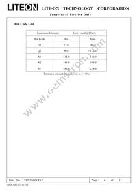 LTST-T680KRKT Datasheet Page 4