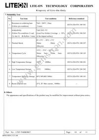 LTST-T680KRKT Datasheet Page 10