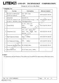 LTST-T680KSKT Datasheet Page 10