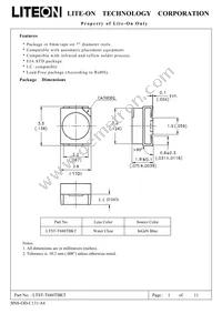 LTST-T680TBKT Datasheet Cover