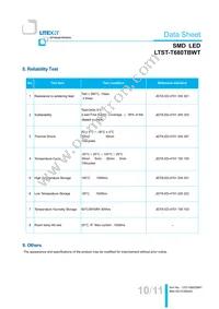 LTST-T680TBWT Datasheet Page 11