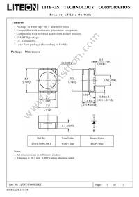 LTST-T680UBKT Datasheet Cover