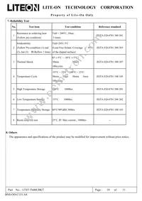 LTST-T680UBKT Datasheet Page 10