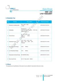 LTST-T680UBWT Datasheet Page 11