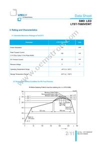 LTST-T680VEWT Datasheet Page 3