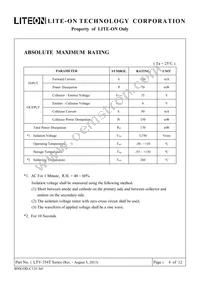 LTV-354T-D Datasheet Page 4