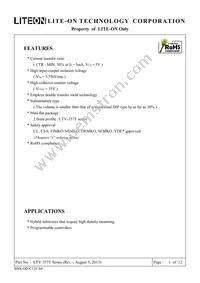 LTV-357T-D Datasheet Cover