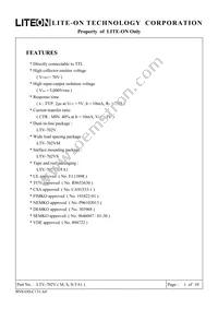 LTV-702VS-TA1 Datasheet Cover