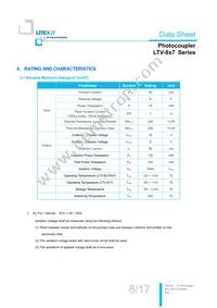 LTV-817D Datasheet Page 9