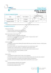 LTW-020ZDCG Datasheet Page 14