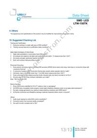 LTW-150TK Datasheet Page 13