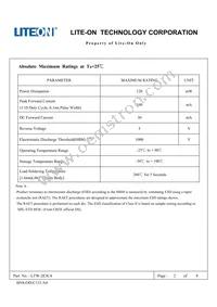 LTW-2E3C4 Datasheet Page 2