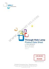 LTW-2R3D7 Datasheet Cover