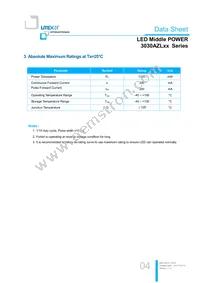 LTW-3030AZL65 Datasheet Page 4