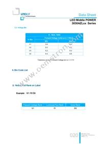 LTW-3030AZL65 Datasheet Page 20