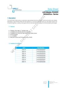 LTW-5630AZG35 Datasheet Page 2