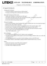 LTW-670DS Datasheet Page 11