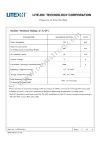 LTW-815C4 Datasheet Page 2