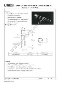 LTW-87HD4B Datasheet Cover